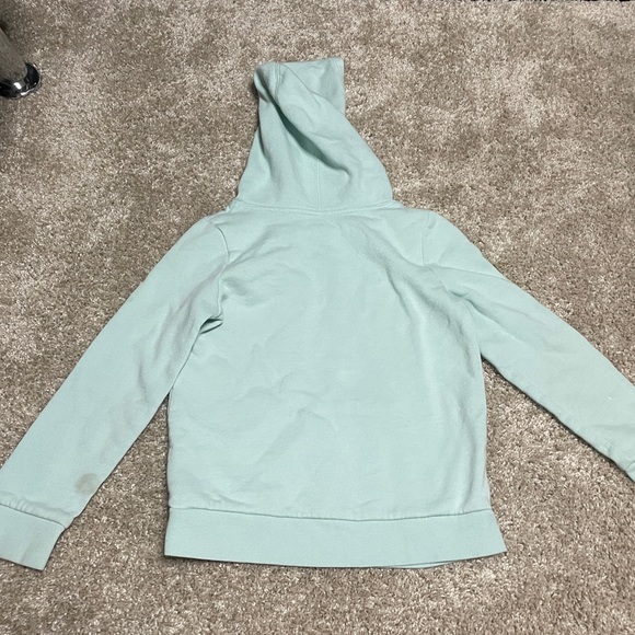 Cat & Jack Girl's Pullover Hoodie Blue “Optimist” In Rainbow Glitter Colors 7/8M - Picture 6 of 12